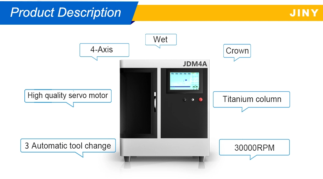 Factory Need 4 Axis Dental Lab Milling Machine for Metal Titanium