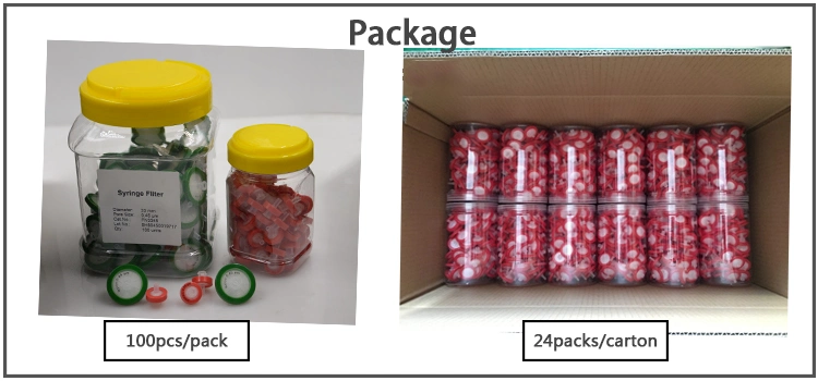 Aijiren Basic Customization Laboratory 25mm 0.45&mu; M Cellulose Acetate HPLC Syringe Filter