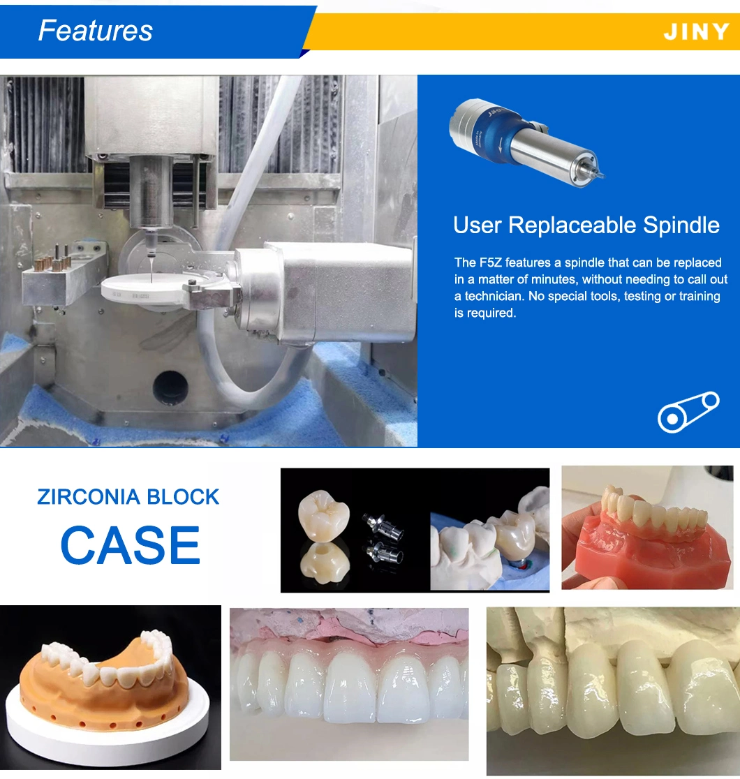 5 Axis Jiny CAD Cam Dental Milling Machine Dental Lab Implant Milling Machine