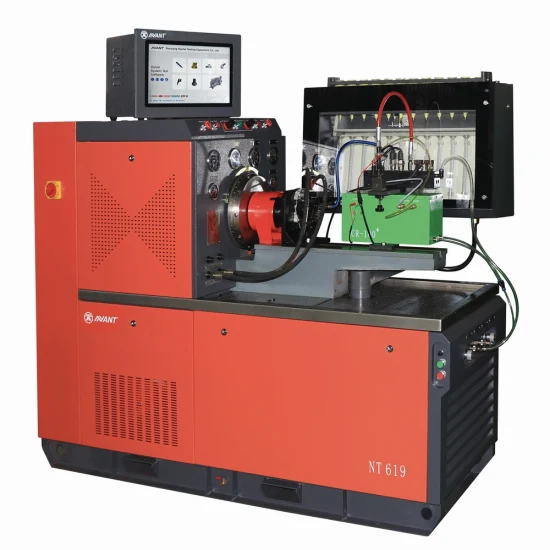 Lab Diesel Conventional 12 Cylinders Injection Pump Test Equipment Nt619 with Electronic Injector Testing, Eui Eup Testing and Cam Box with Bip Function