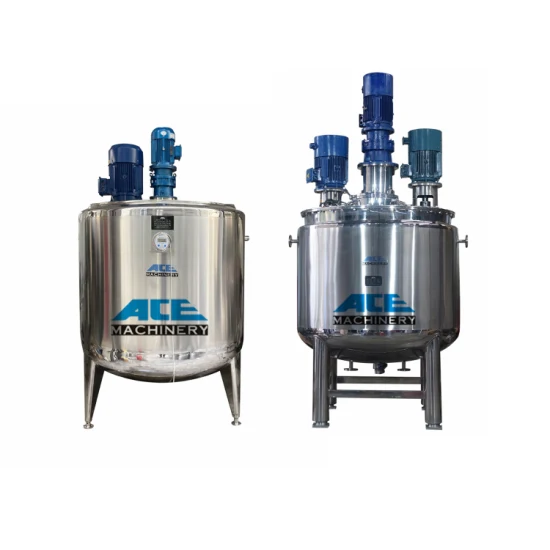 Factory Price Stainless Steel Steam Heating High Pressure Mixing Vessel Industrial Chemical Resin Bio Jacketed Reactor